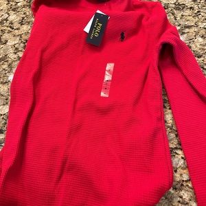 Men’s waffle knit Polo shirt